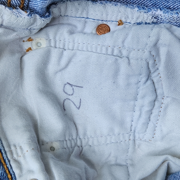 Nwt Levi's RE/DONE High Rise Distressed Stovepipe Jeans - Picture 11 of 16